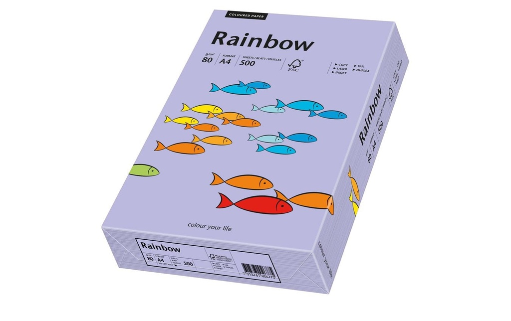 RAINBOW Rainbow A4 80g violet (500 pces)