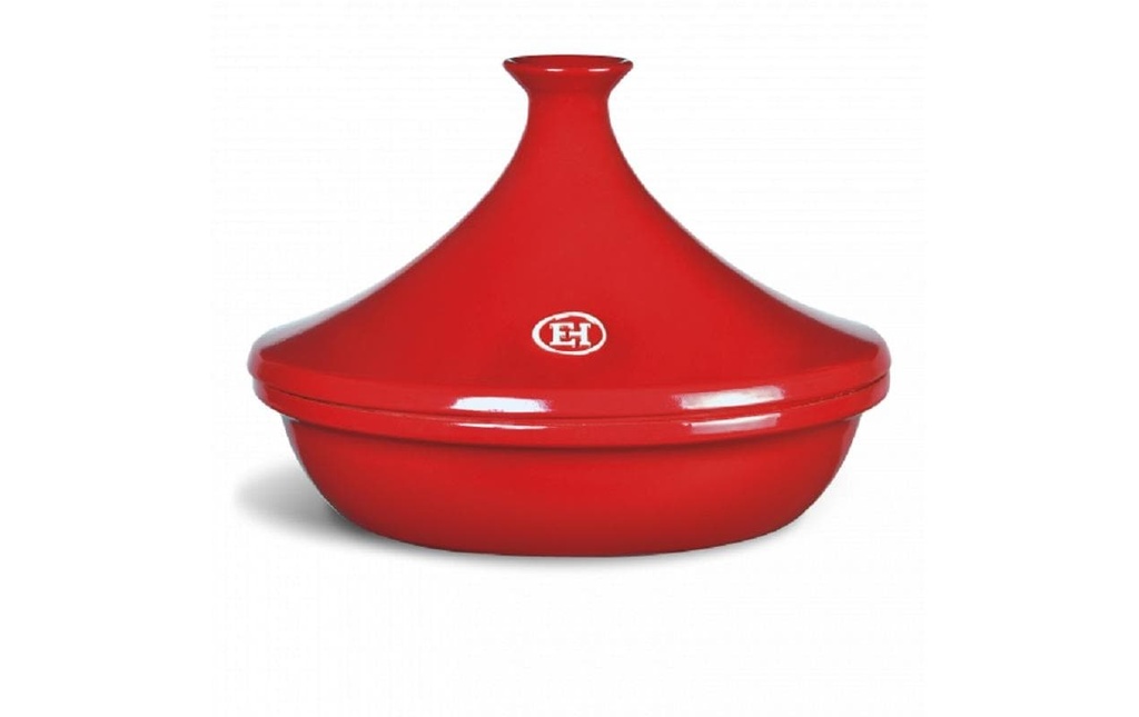 Emile Henry Plat à tajine Grand Cru 32 cm, Rouge