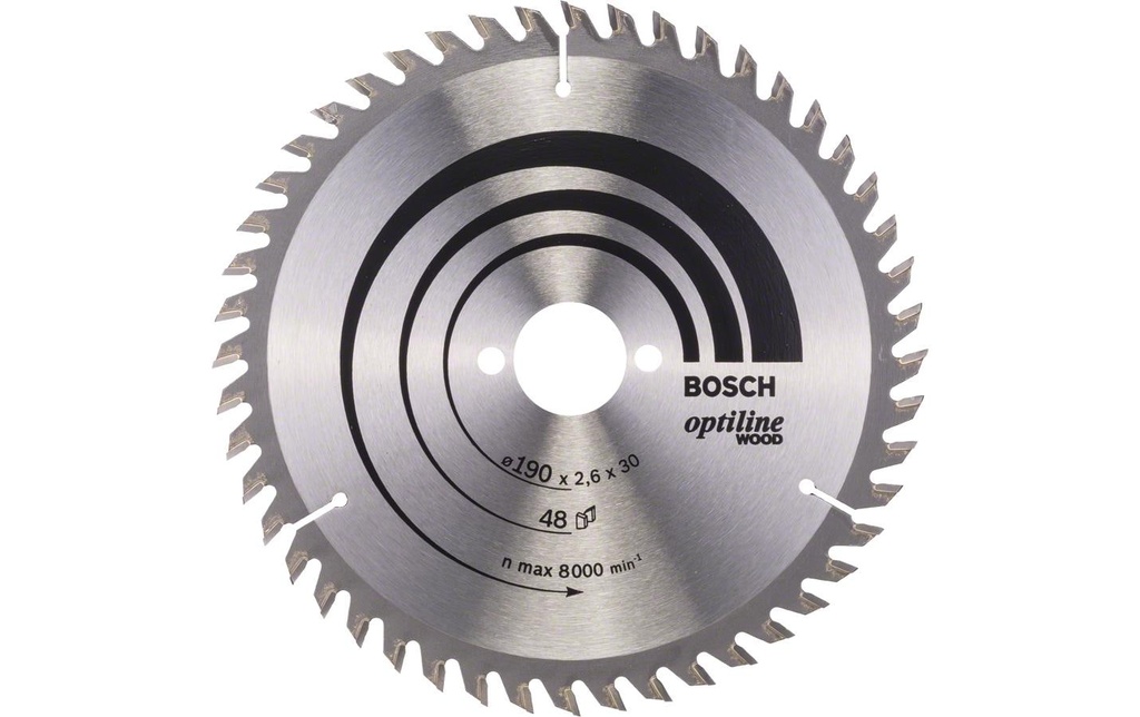 Bosch Professional Lame de scie circulaire Optiline Wood Ø 190