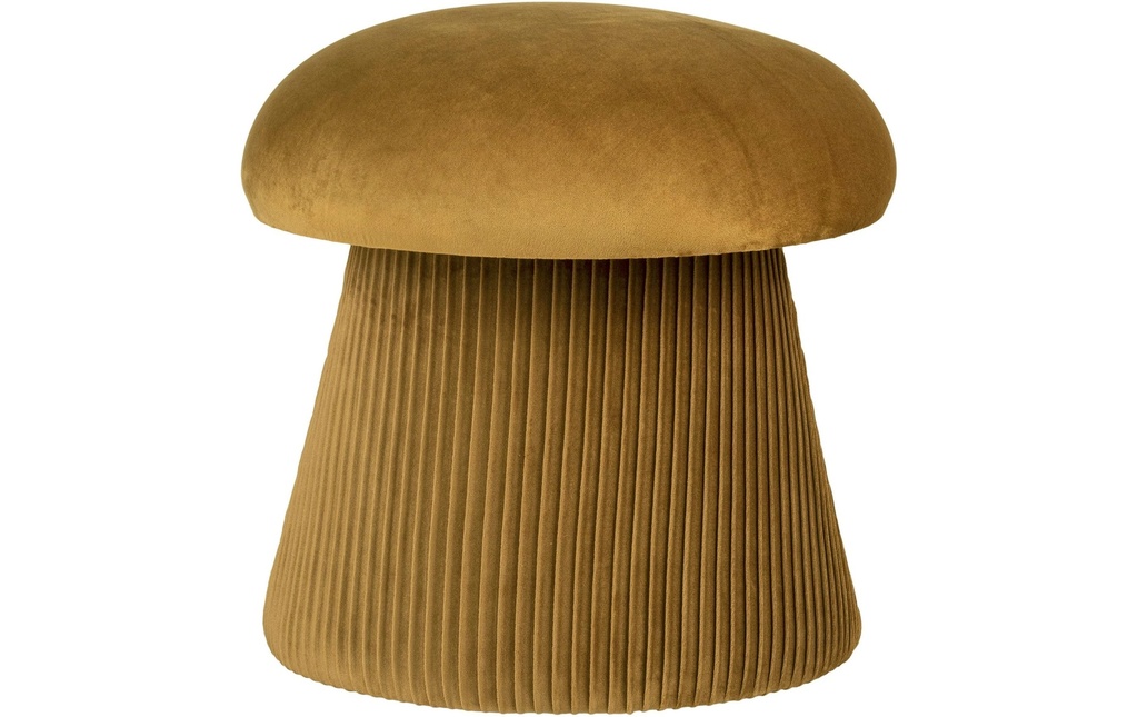 House Nordic Pouf Hampton brun doré