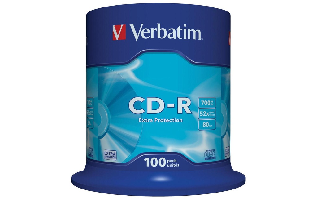 Verbatim CD-R 0.7 GB, tour (100 Pièce/s)
