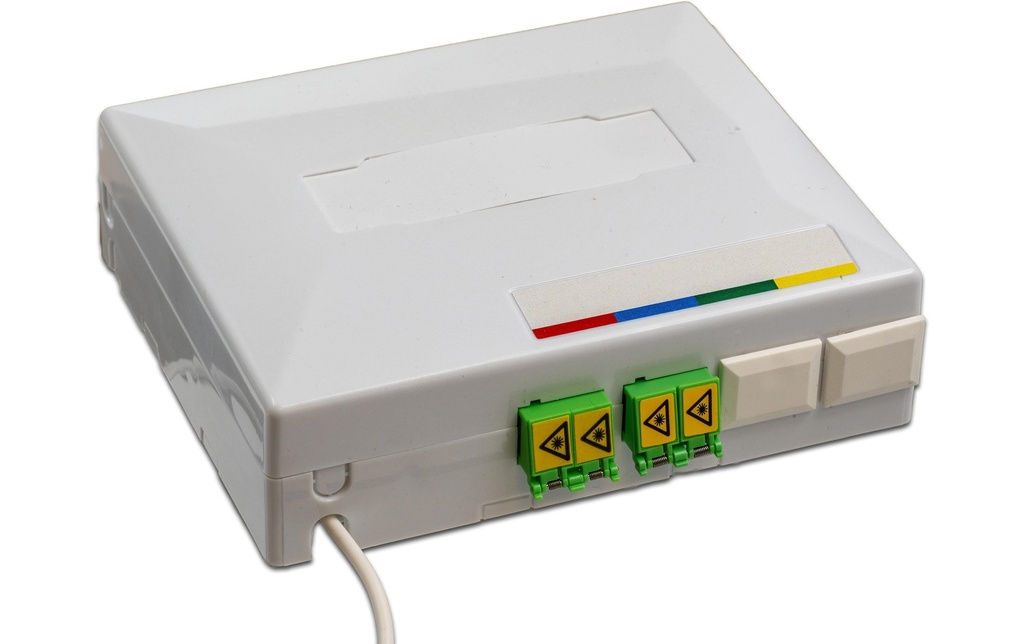 Lightwin Boîte FTTH OTO 4x coupleurs LC/APC, câble breakout 50 m