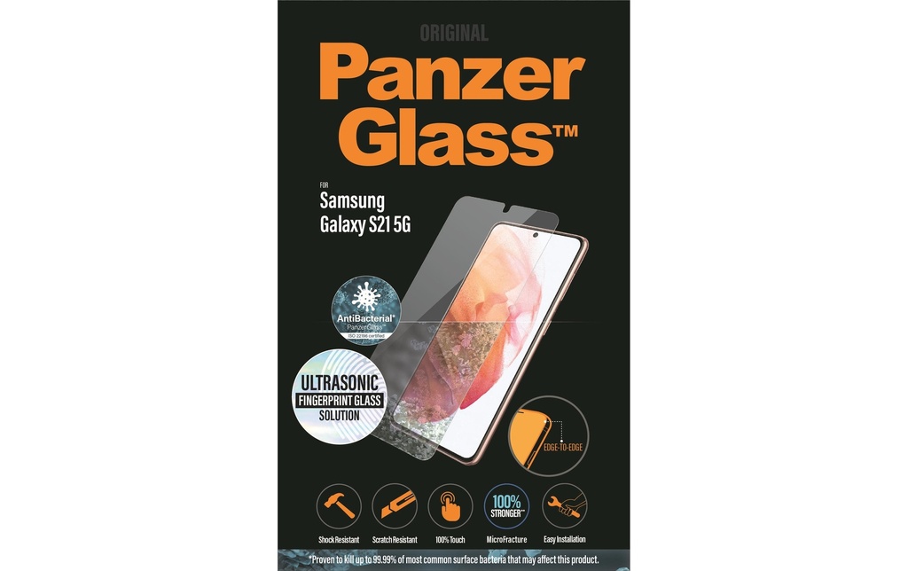 Panzerglass Protection d’écran Empreinte digitale pour le Galaxy S21