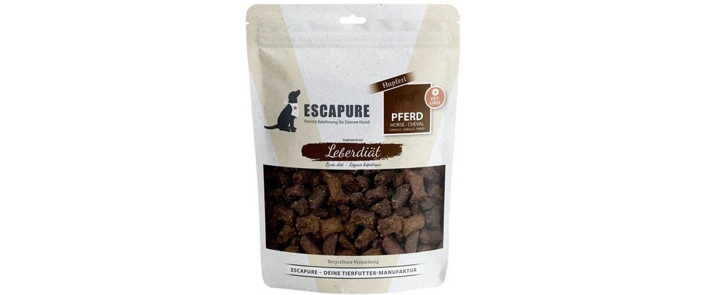 Escapure VET-Linie Aliments secs Régime hépatique Hupferl cheval 0.15 kg