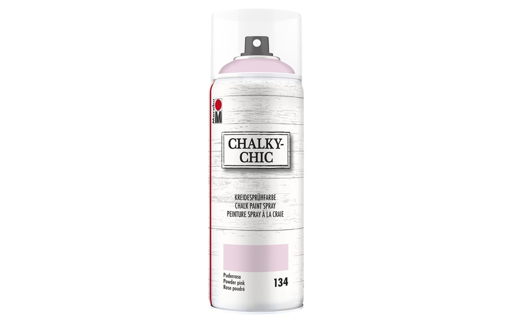 Marabu Peinture spray à la craie Chalky-Chic 400 ml, Rose