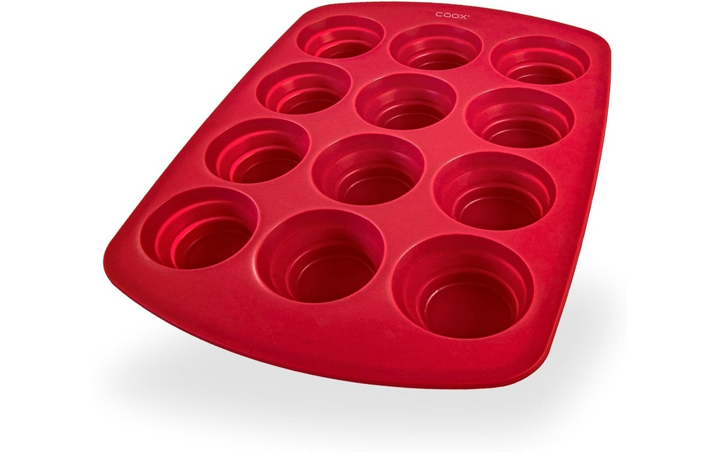 coox Moule à muffins 12 bennes