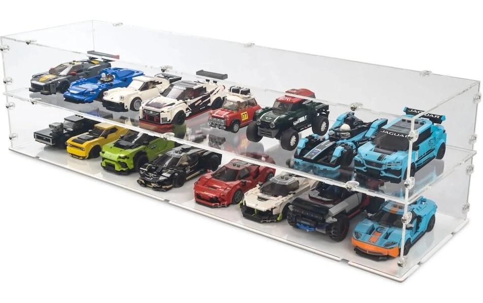 iDisplayit Présentoir en acrylique XL pour 8 modèles LEGO Speed Champions