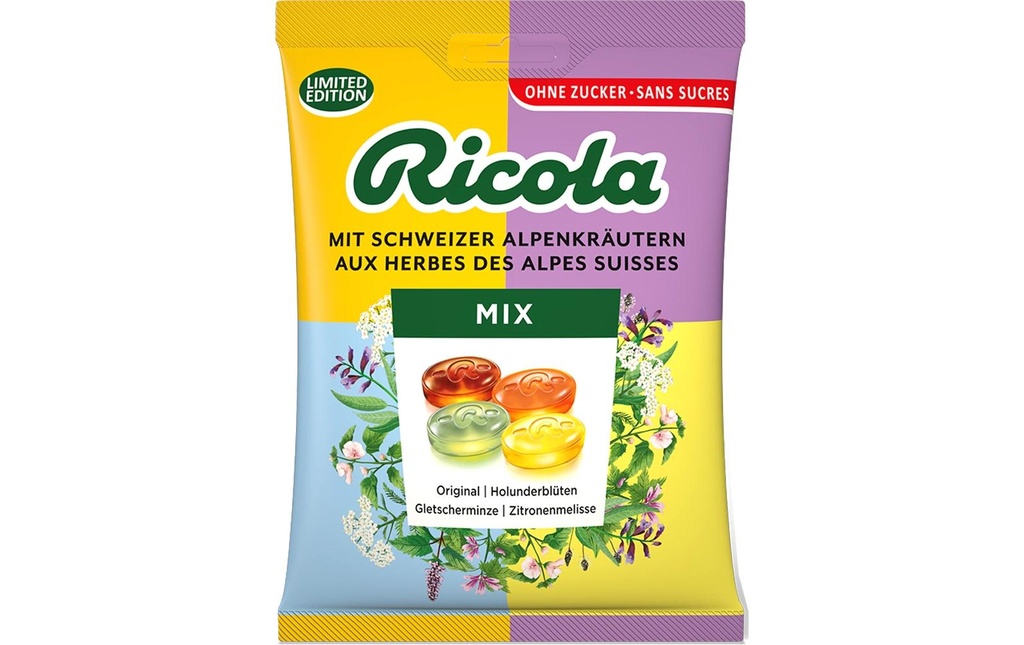 Ricola Bonbons Mélange d'herbes 125 g