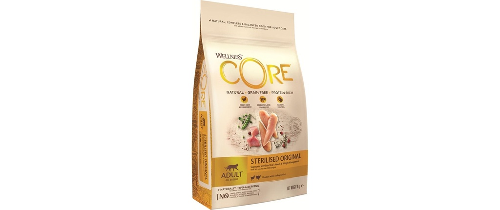 Wellness Core Alimentation sèche Stérilisé 4 kg