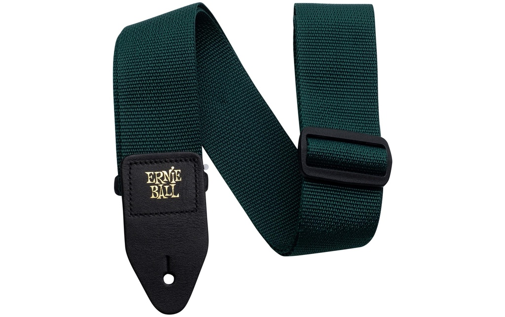 Ernie Ball Sangle de guitare Polypro Forest Green