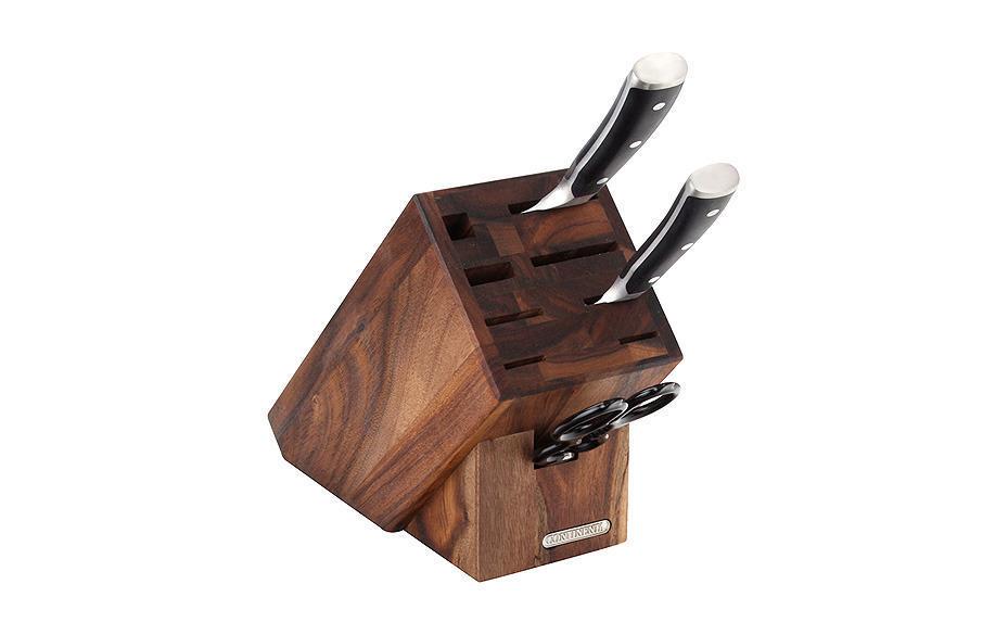 Continenta Bloc de couteaux non assemblé, 8 acacia