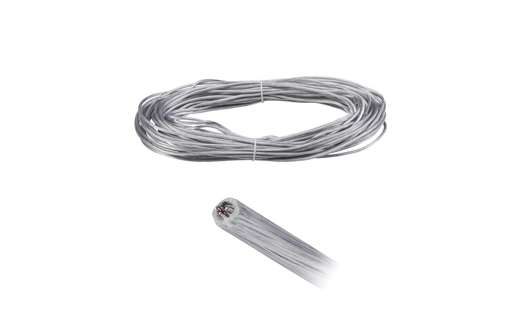 Paulmann CorDuo système de cordes corde de tension 20m 2.5qmm Transparent