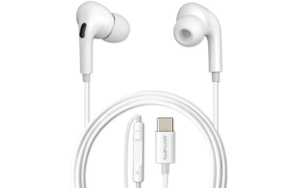 4smarts Écouteurs intra-auriculaires Melody Digital Basic Blanc