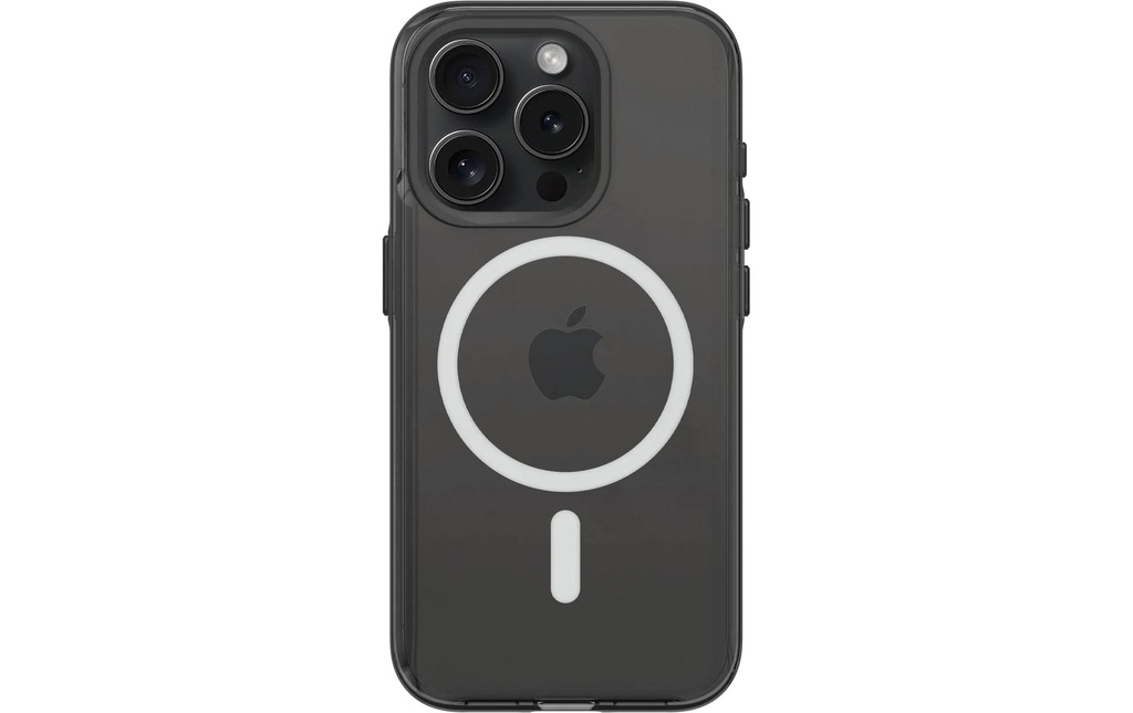Rhinoshield Coque arrière JellyTint MagSafe iPhone 15 Pro Ash Black