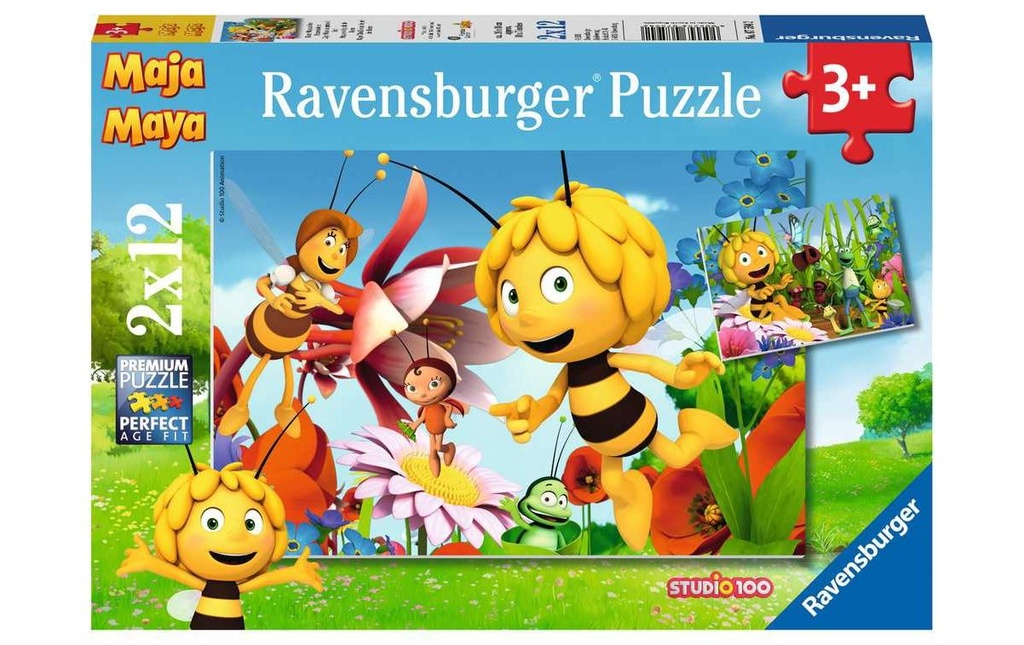 Ravensburger Maya l'abeille dans la prairie fleurie