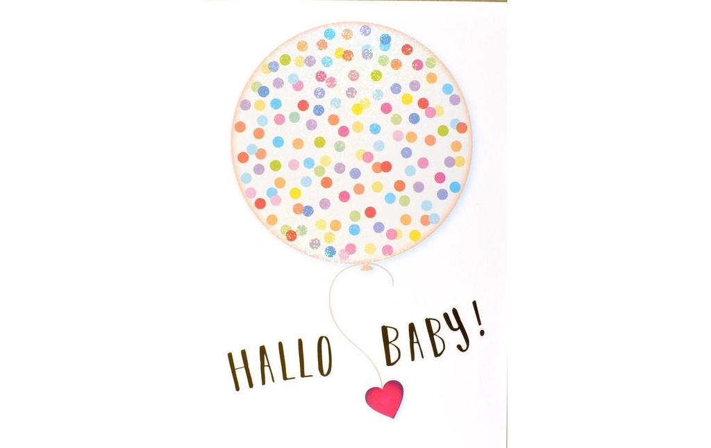 ABC Carte de félicitations Bonjour bébé B6