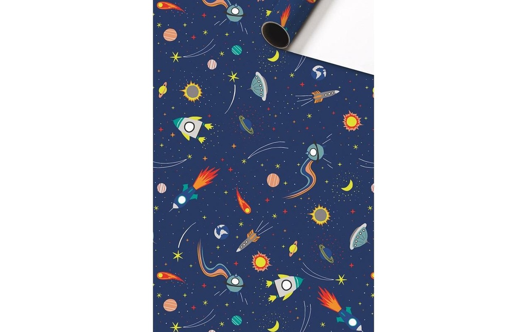 Stewo Papier cadeau Cornelius 1 Pièce/s, Bleu foncé, 70 cm x 2 m