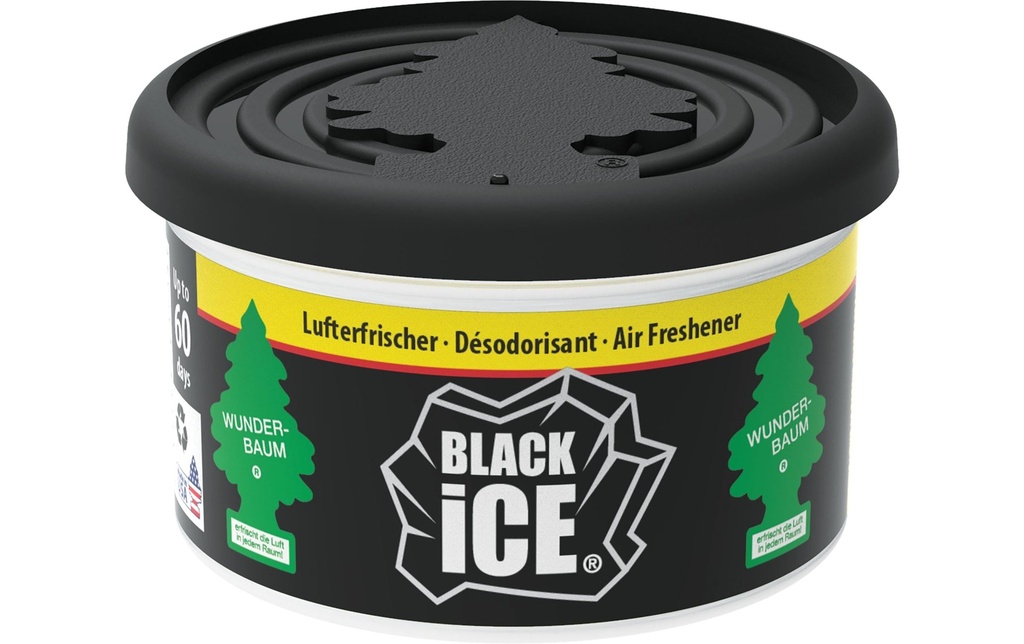 Wunderbaum Diffuseur de parfum pour voiture Glace noire