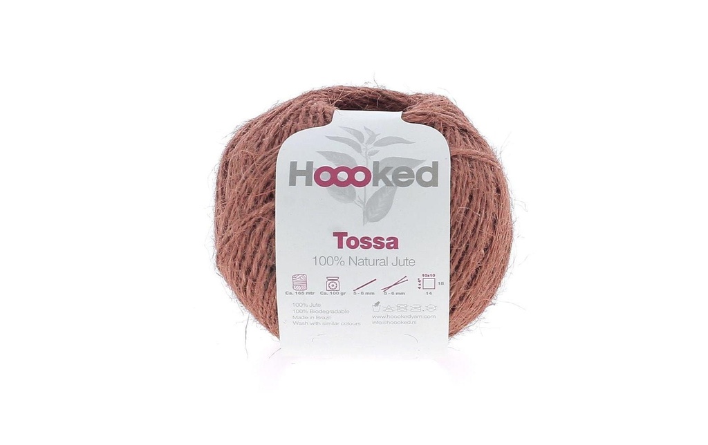Hoooked Laine Jute naturelle Tossa Antique, 165 m