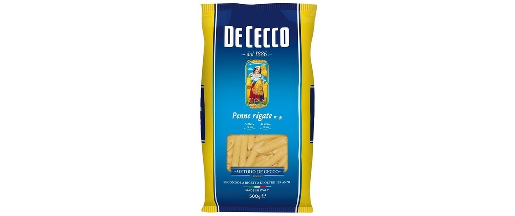 De Cecco Pâtes alimentaires Penne rigate Nr. 41 500 g