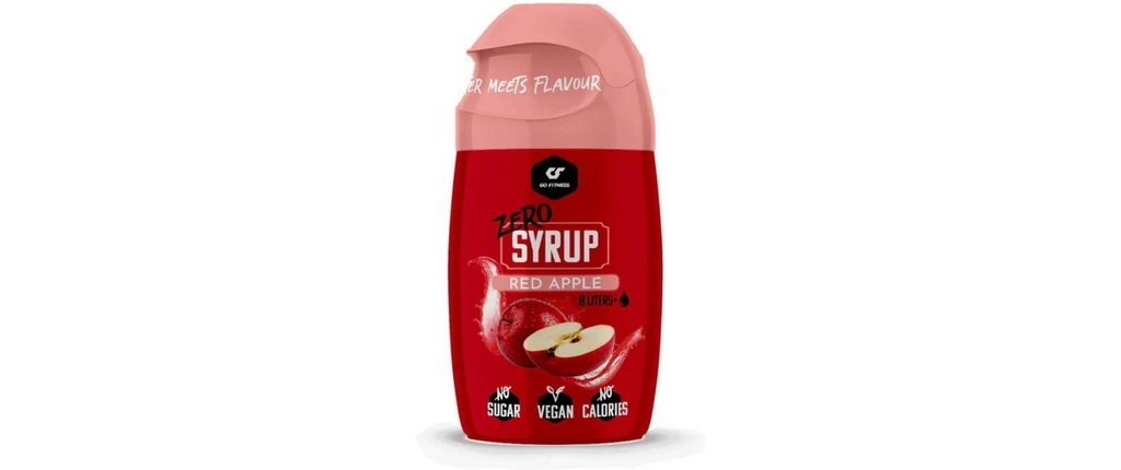 Go Fitness Sirop zéro – Pomme rouge - 65 ml Fruits rouges 65