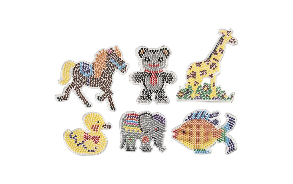 Creativ Company Plaques pour perles à repasser Set Transparent