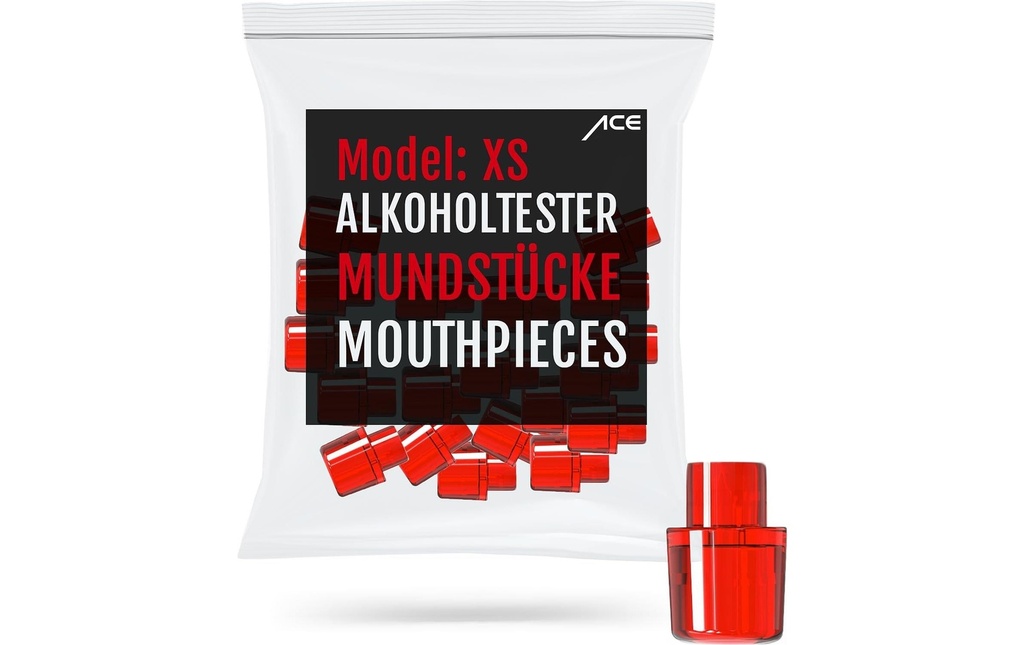 ACE XS Embouts buccaux Alcootest 20 pièces