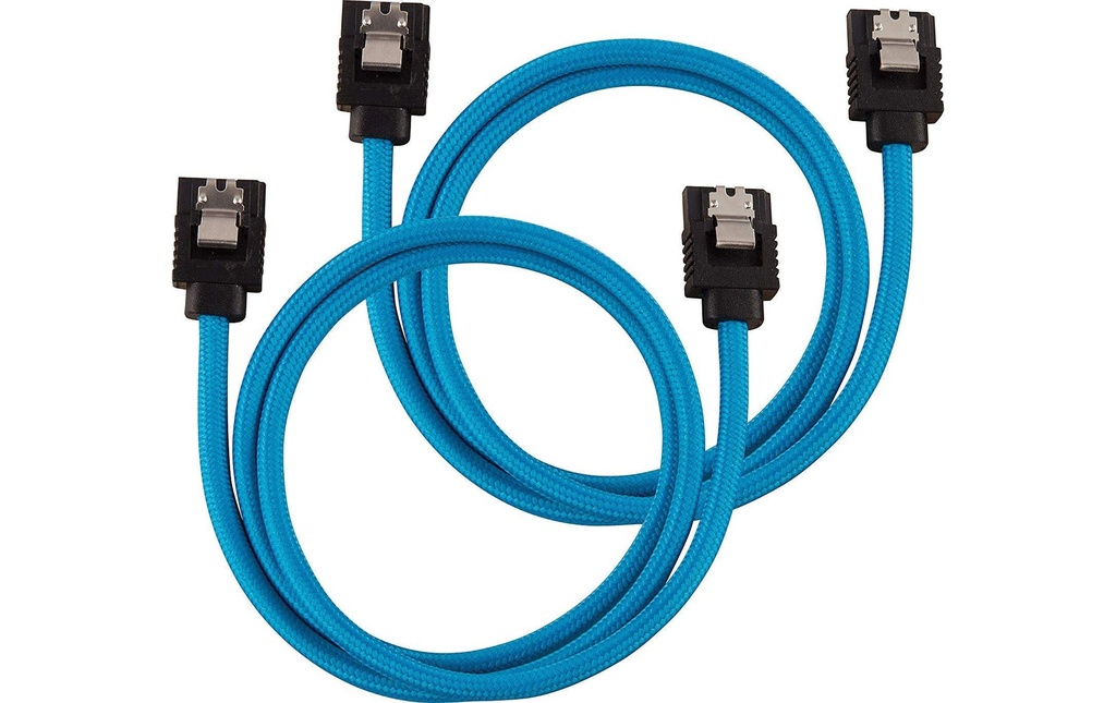 Corsair Câble SATA3 Premium Set Bleu 60 cm