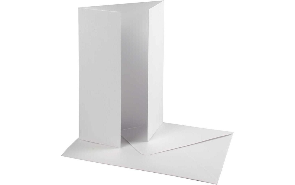Creativ Company Carte vierge 10.5 x 15 cm Crème, ensemble de 10