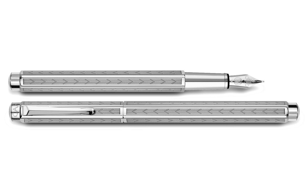 CARAN D'ACHE Plume Ecridor Chevr.plaq.M
