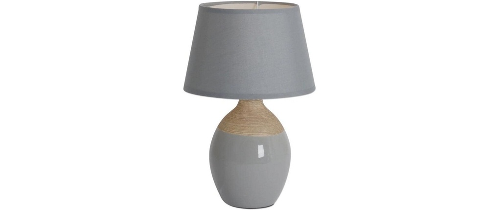 Näve Lampe de bureau «Talia» h: 31 cm Gris