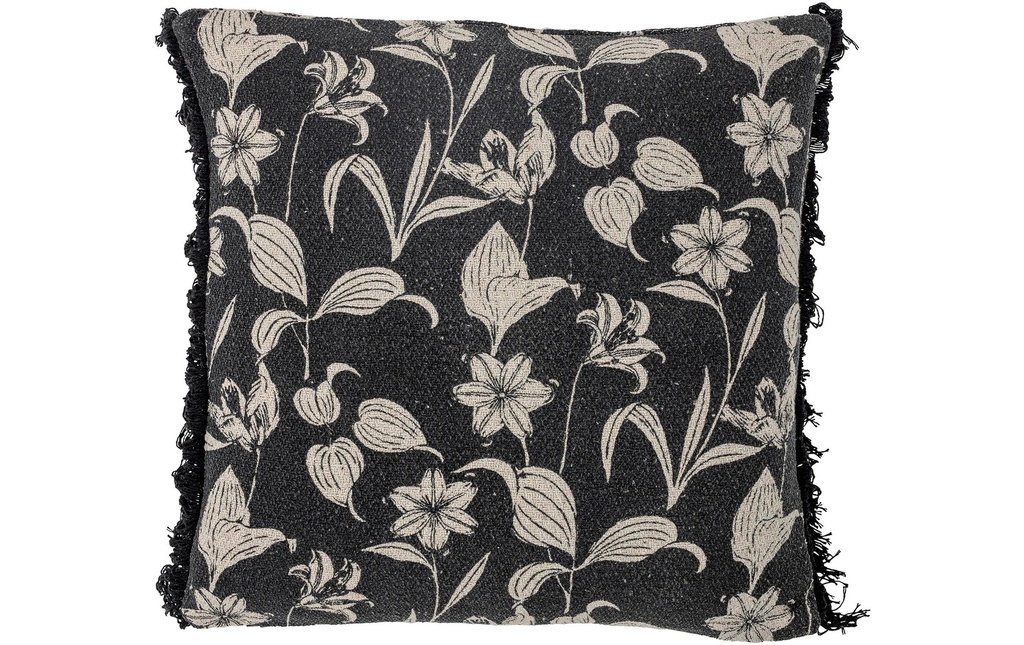 Bloomingville Coussin Mali 50 x 50 cm, Noir