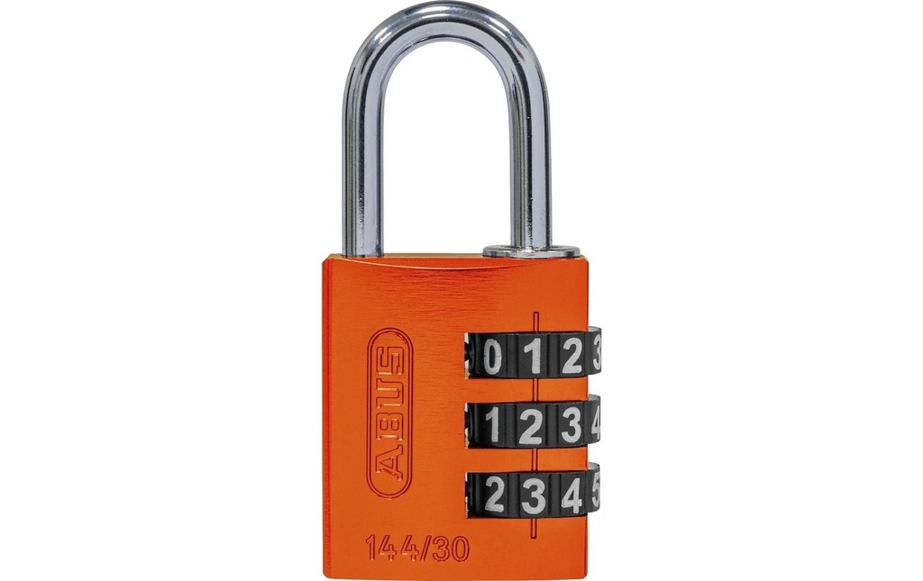 Abus Serrure à combinaison 144/30 B/DFNLI Orange Aluminium
