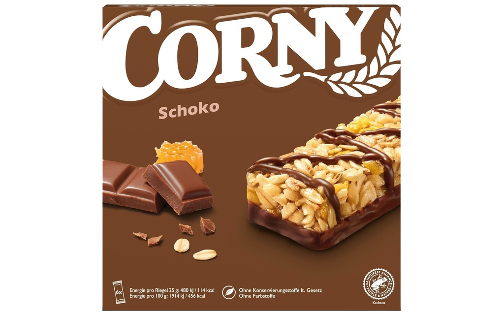Corny Barre Chocolat 6 x 25 g
