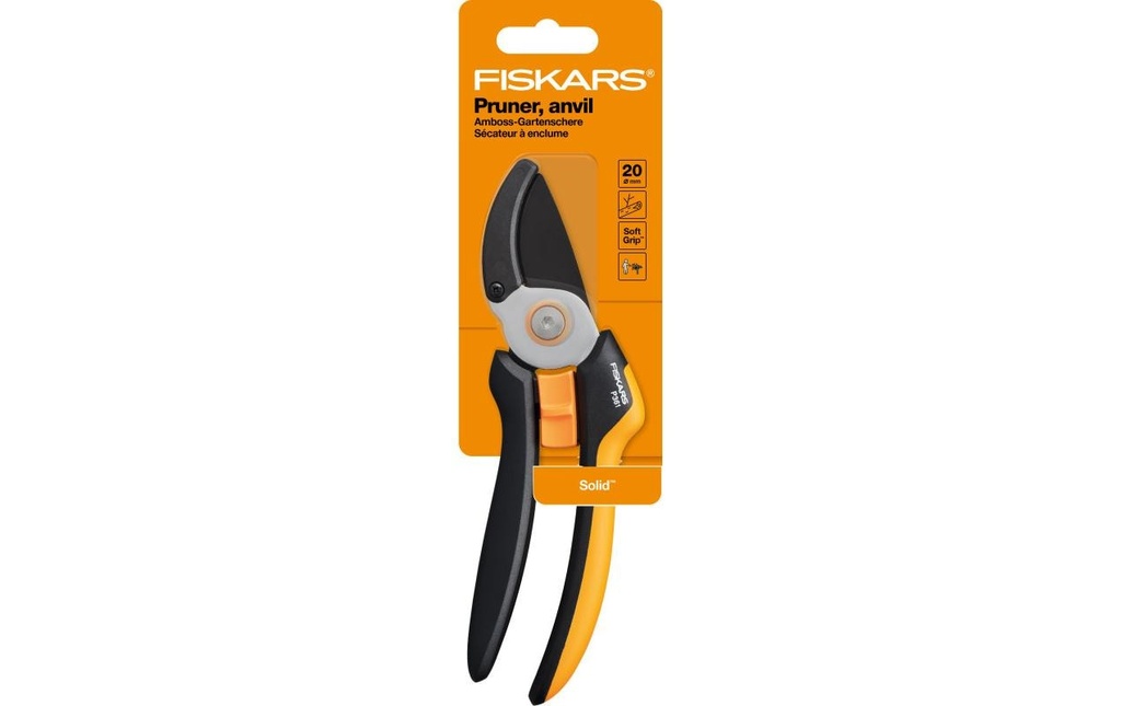 Fiskars Sécateur Enclume solide L P361, 20.9 x 6 x 2 cm