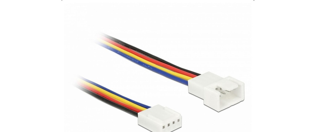 Delock Câble électrique de prolongation 4Pin PWM pour processeur et ventilateur de boîtier