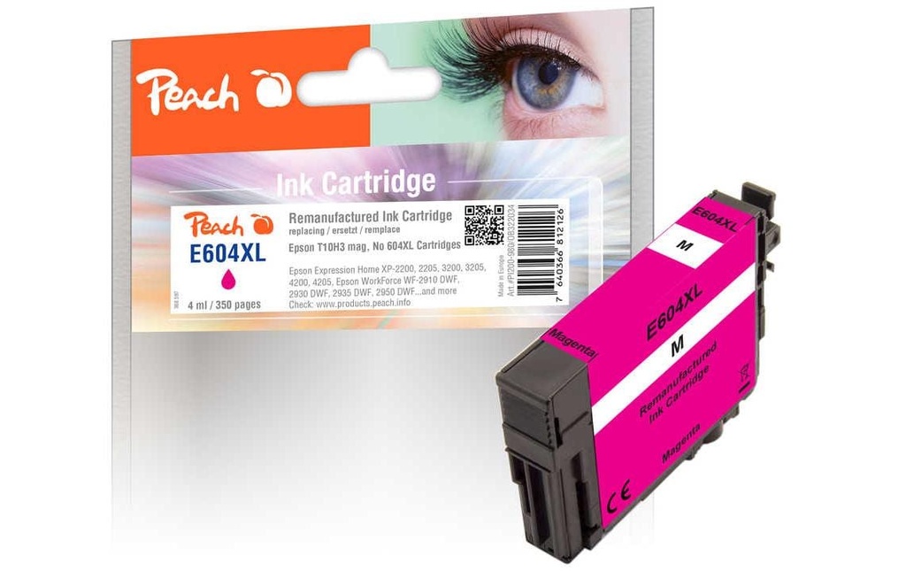 Peach Encre Epson No. 604XL Magenta
