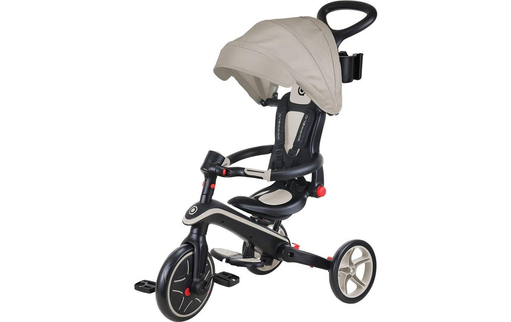 GLOBBER Trike Explorer Foldable 4 in 1, Taupe