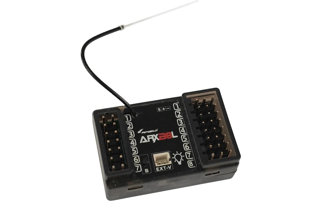 Amewi Récepteur ARXB8L 8 canaux pour ATXB8, avec commande pour LED