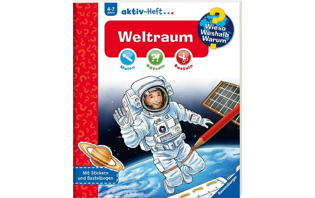 Ravensburger Livres pratiques pour enfants WWW Aktiv-Heft Weltraum