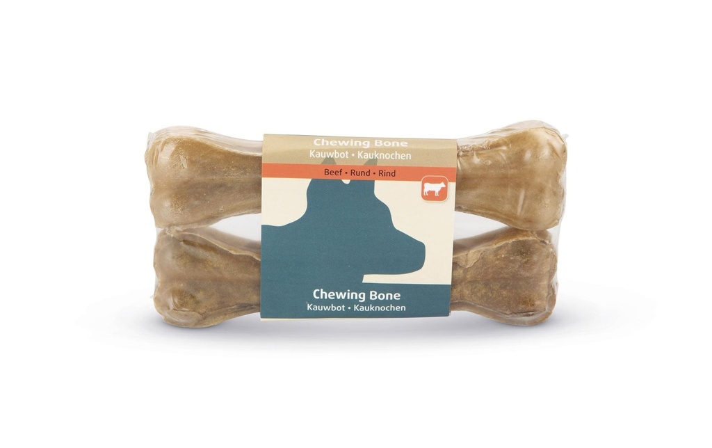Beeztees Os à mâcher Peau de bœuf, 16 cm, 2 pcs