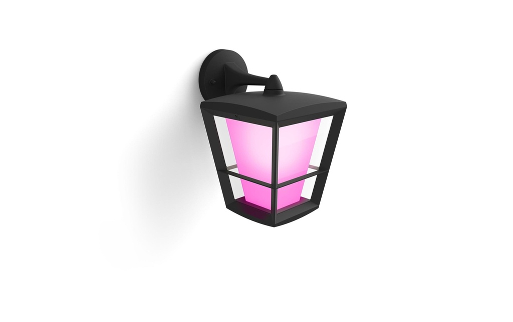 Philips Hue White & Col. Amb. Econic Applique murale suspendue noire