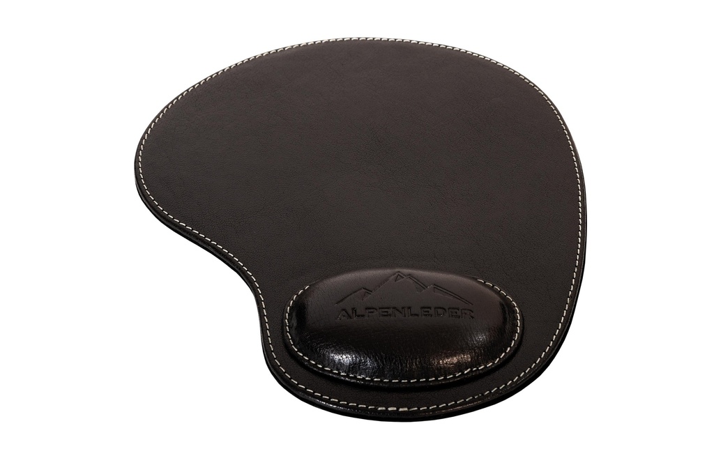 Alpenleder Tapis de souris Salem Ebène