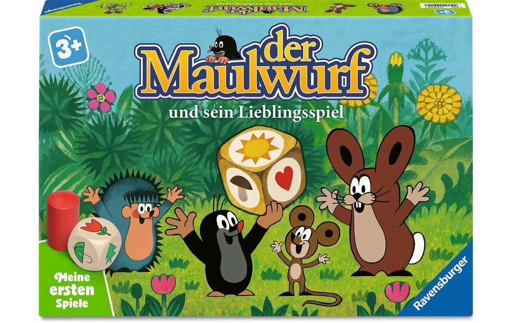 Ravensburger Jeu de course La taupe et son jeu préféré DE, à partir de 3 ans