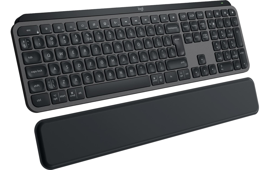 Logitech Clavier MX Keys S Plus CH-Layout avec repose-poignets