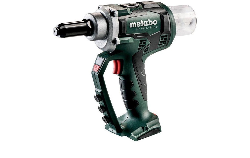 Metabo Pistolet à riveter aveugle rechargeable NP 18 LTX BL 5.0 Solo
