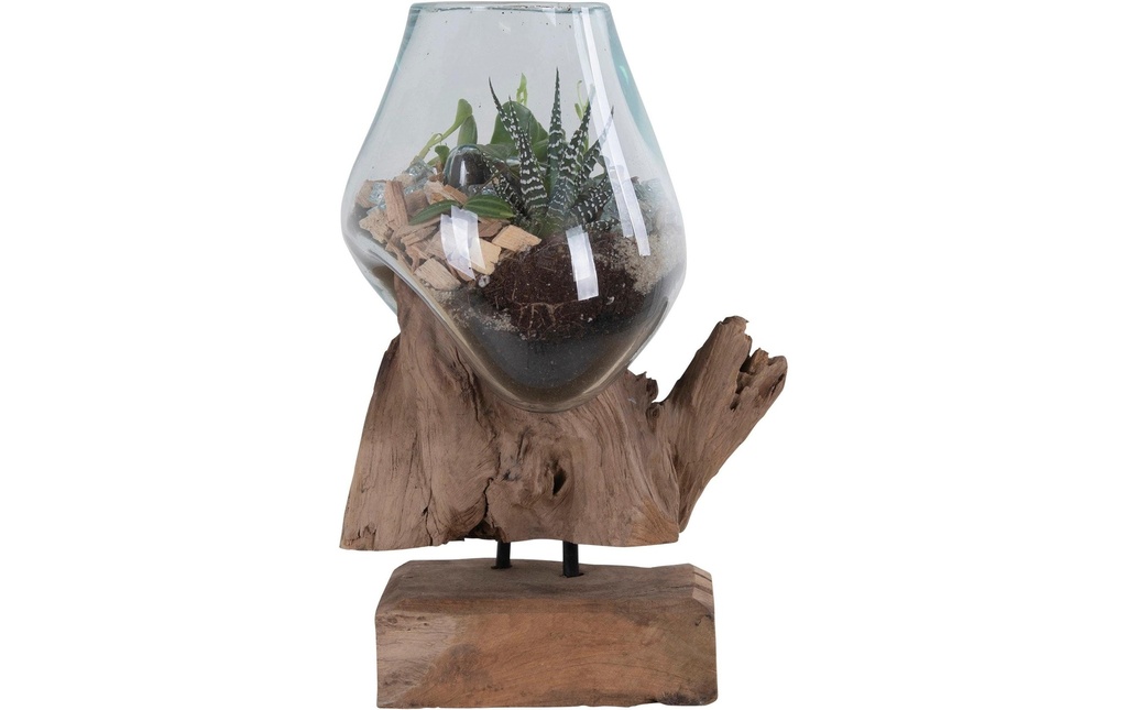 House Nordic Coupe déco San Marino 25 x 18 x 15 cm, 1, Nature