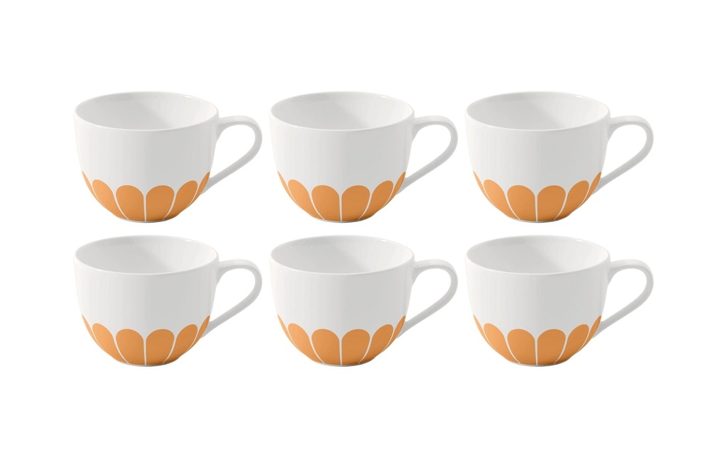 Villeroy & Boch Tasse à café Fleur 160 ml, 6 Pièce/s, Jaune