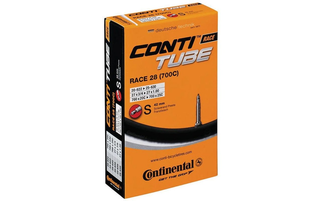 Continental Chambre à air de vélo Race Light Longueur de vanne 42mm