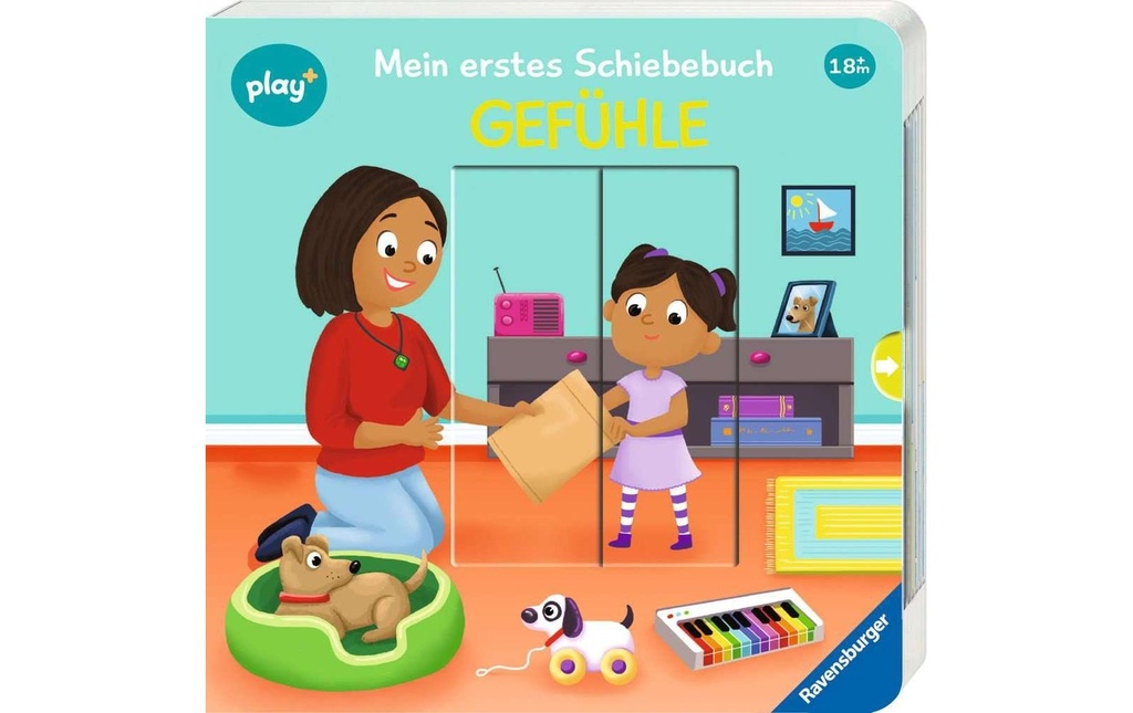 play+ Mon premier livre à glisser: Sentiments
